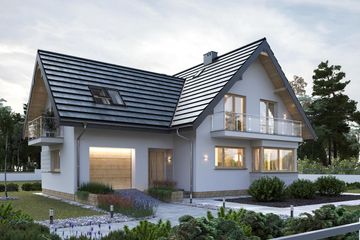  Projekt domu Jelonek Rex (1702) (KRD2848) - projekt domu parterowego z poddaszem - Zdjęcie 6