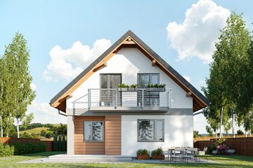  Projekt domu Lobelia Prima (1698) (KRD2849) - projekt domu parterowego z poddaszem - Zdjęcie 5