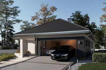  Projekt domu Martyna (1696) (KRD2850) - projekt domu parterowego - Zdjęcie 3