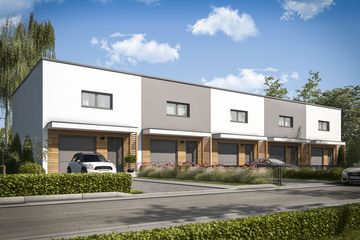  Projekt domu Altea - dom szeregowy, segment C (SLN2715) - projekt domu z pełnym piętrem - Zdjęcie 2