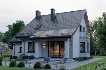  Projekt domu APS 161 NEW (LUA1501) - projekt domu parterowego z poddaszem - Zdjęcie 4