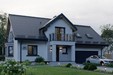  Projekt domu APS 161 NEW + 2G (LUA1502) - projekt domu parterowego z poddaszem - Zdjęcie 3