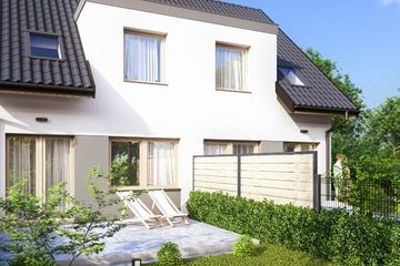  Projekt domu Emilka 3 - bliźniak PLP (WRD2925) - projekt domu parterowego z poddaszem - Zdjęcie 5