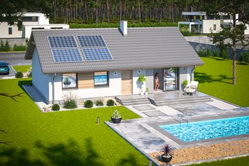  Projekt domu Tiara (WOE1159) - projekt domu parterowego - Zdjęcie 4