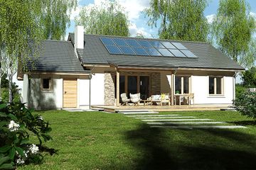  Projekt domu Nina 2 Nova C 37 PLUS strop monolityczny (WRR1068) - projekt domu parterowego - Zdjęcie 4