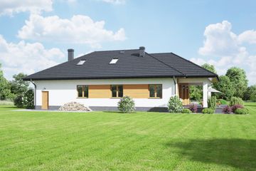  Projekt domu Zamość 5mg (KRP2420) - projekt domu parterowego - Zdjęcie 2