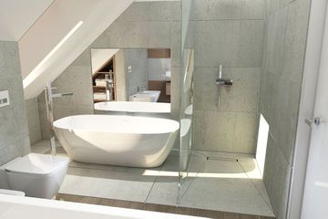  Projekt domu Ewa Lux Modern (WRR1070) - projekt domu parterowego z poddaszem - Zdjęcie 8