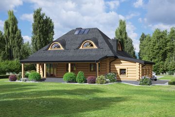  Projekt domu Chmielniki małe dw 67 (KRP2426) - projekt domu parterowego z poddaszem - Zdjęcie 2