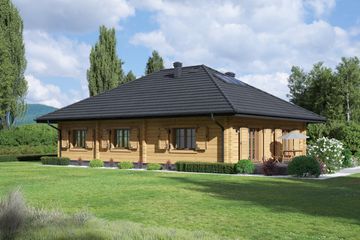  Projekt domu Dębowo 15 dw (KRP2427) - projekt domu parterowego - Zdjęcie 2