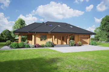  Projekt domu Zamość 5g dw (KRP2437) - projekt domu parterowego - Zdjęcie 1