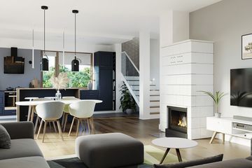  Projekt domu E-259 (WAX1177) - projekt domu parterowego z poddaszem - Zdjęcie 5