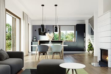  Projekt domu E-259 (WAX1177) - projekt domu parterowego z poddaszem - Zdjęcie 7