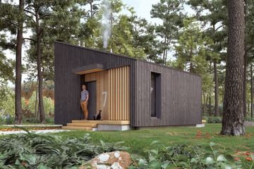  Projekt domu letniskowego Szyszka 3 dr-S (BSA2274) - projekt domu letniskowego parterowego - Zdjęcie 3