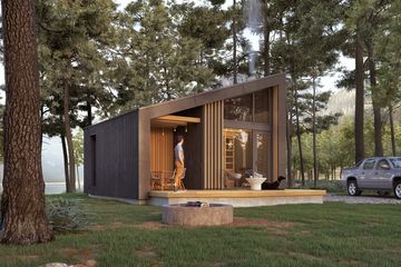  Projekt domu letniskowego Szyszka 3 dr-S (BSA2274) - projekt domu letniskowego parterowego - Zdjęcie 4