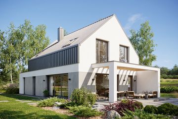  Projekt domu Premium Home 02 (GFP1001) - projekt domu parterowego z poddaszem - Zdjęcie 2