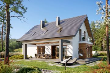  Projekt domu Premium Home 03 (GFP1002) - projekt domu parterowego z poddaszem - Zdjęcie 4