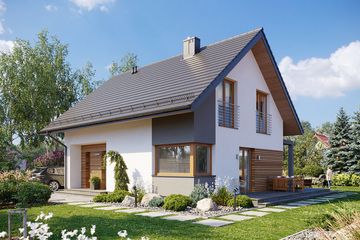  Projekt domu Premium Home 04 (GFP1003) - projekt domu parterowego z poddaszem - Zdjęcie 1