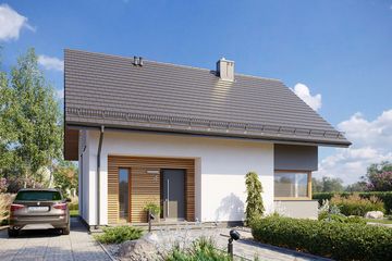  Projekt domu Premium Home 04 (GFP1003) - projekt domu parterowego z poddaszem - Zdjęcie 2