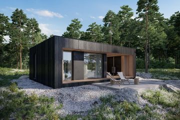  Projekt domu letniskowego HomeKoncept 84 DL (KRX1134) - projekt domu letniskowego parterowego - Zdjęcie 14