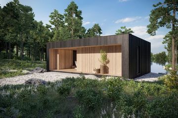  Projekt domu letniskowego HomeKoncept 84 DL (KRX1134) - projekt domu letniskowego parterowego - Zdjęcie 3