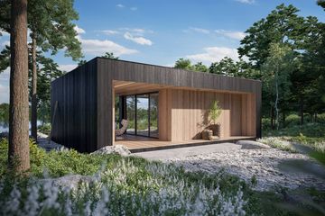  Projekt domu letniskowego HomeKoncept 84 DL (KRX1134) - projekt domu letniskowego parterowego - Zdjęcie 5