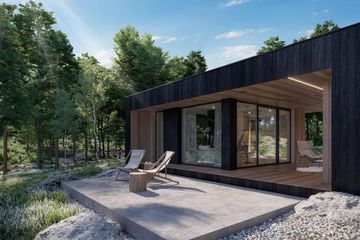  Projekt domu letniskowego HomeKoncept 84 DL (KRX1134) - projekt domu letniskowego parterowego - Zdjęcie 9