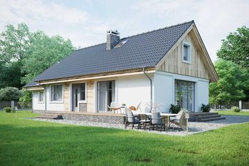  Projekt domu Corte V LMB62d (WRB1618) - projekt domu parterowego - Zdjęcie 3