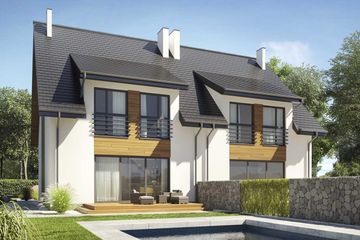  Projekt domu Tromso LMBL47 (WRB1619) - projekt domu parterowego z poddaszem - Zdjęcie 3