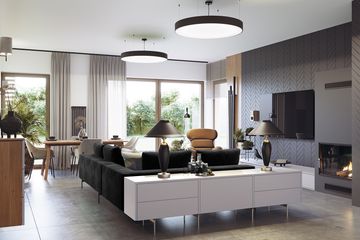  Projekt domu E-264 (WAX1178) - projekt domu parterowego - Zdjęcie 5