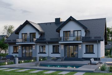  Projekt domu APS 185 NEW dwulokalowy (LUA1551) - projekt domu parterowego z poddaszem - Zdjęcie 4