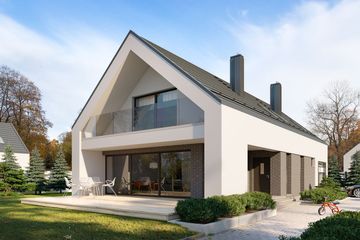  Projekt domu Bono 4 A (BSE1184) - projekt domu parterowego z poddaszem - Zdjęcie 1