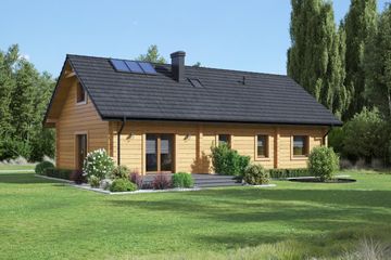  Projekt domu Almanów 1 dw (KRP2443) - projekt domu parterowego - Zdjęcie 2