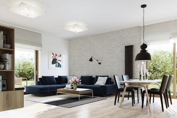  Projekt domu E-262 (WAX1180) - projekt domu parterowego - Zdjęcie 3