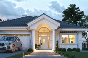  Projekt domu na parkowej 7 C (WAH2007) - projekt domu parterowego - Zdjęcie 4