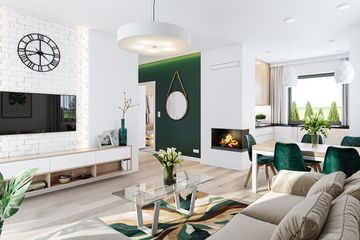  Projekt domu Kasia (WAH2008) - projekt domu parterowego - Zdjęcie 4