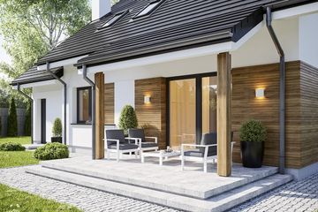  Projekt domu Narcyz (WAH2009) - projekt domu parterowego z poddaszem - Zdjęcie 4