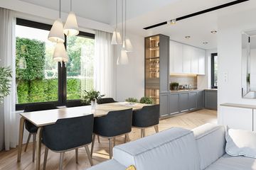  Projekt domu Willa rodzinna (WAH2011) - projekt domu parterowego - Zdjęcie 4