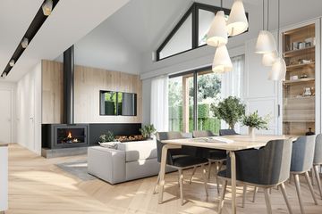  Projekt domu Willa rodzinna (WAH2011) - projekt domu parterowego - Zdjęcie 7