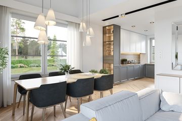  Projekt domu Willa rodzinna 2 (WAH2012) - projekt domu parterowego - Zdjęcie 4