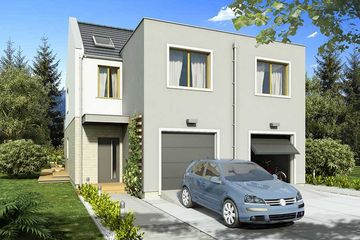  Projekt domu Fenix - dwulokalowy LLL (WRD3095) - projekt domu z pełnym piętrem - Zdjęcie 2