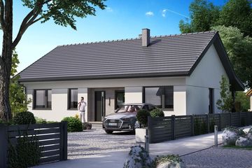  Projekt domu KA137 (PKT1160) - projekt domu parterowego - Zdjęcie 1