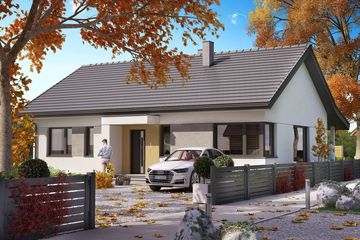  Projekt domu KA139 (PKT1161) - projekt domu parterowego - Zdjęcie 1