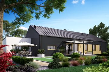  Projekt domu KA66 T (PKT1154) - projekt domu parterowego - Zdjęcie 2