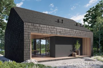  Projekt domu letniskowego HomeKoncept 85 DL (KRX1135) - projekt domu parterowego - Zdjęcie 1