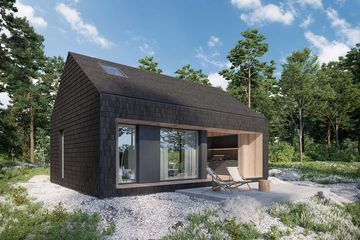  Projekt domu letniskowego HomeKoncept 85 DL (KRX1135) - projekt domu letniskowego parterowego - Zdjęcie 4