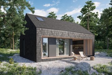  Projekt domu letniskowego HomeKoncept 85 DL (KRX1135) - projekt domu letniskowego parterowego - Zdjęcie 5