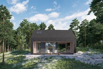  Projekt domu letniskowego HomeKoncept 85 DL (KRX1135) - projekt domu letniskowego parterowego - Zdjęcie 8