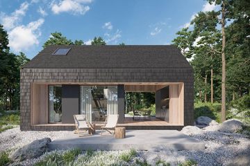  Projekt domu letniskowego HomeKoncept 85 DL (KRX1135) - projekt domu letniskowego parterowego - Zdjęcie 9