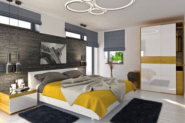  Projekt domu Eco 4 z garażem 1-st. szeregówka [A-SZ] (WRF2096) - projekt domu z pełnym piętrem - Zdjęcie 5