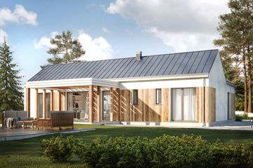  Projekt domu Ribeira II DCB135a (WOB1727) - projekt domu parterowego - Zdjęcie 4